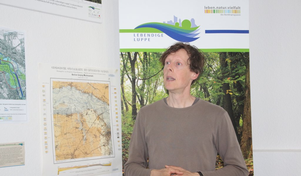 Vorstellung des FFH Mangementplans durch Christian Franke vom LFULG | Foto: Maria Vitzthum | NABU Sachsen