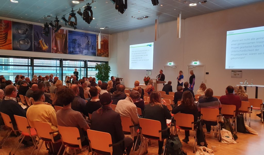 Leipziger Kubus als Tagungsort der Abschlussfachtagung im Projekt Lebendige Luppe | Foto: Kathleen Burkhard-Medicke - NABU Sachsen e.V.