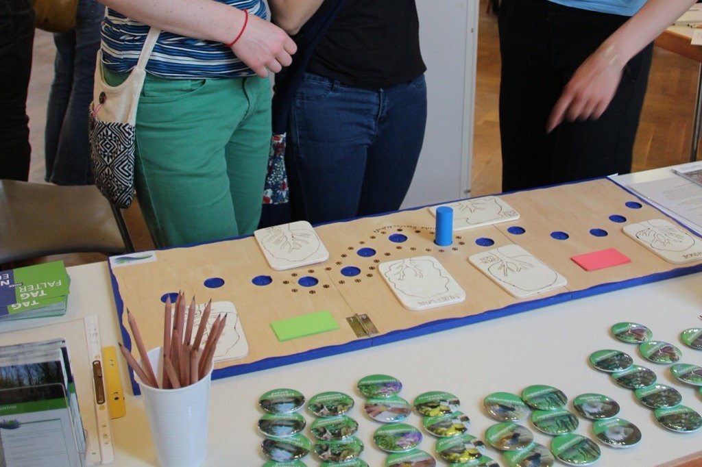 Auwald-Brettspiel zur Langen Nacht der Wissenschaft  | Foto: Maria Vitzthum | NABU Sachsen