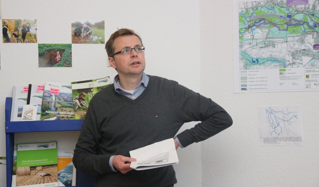 Referent Florian Mayer vom Bundesministerium für Naturschutz (BfN) | Foto: Maria Vitzthum | NABU Sachsen