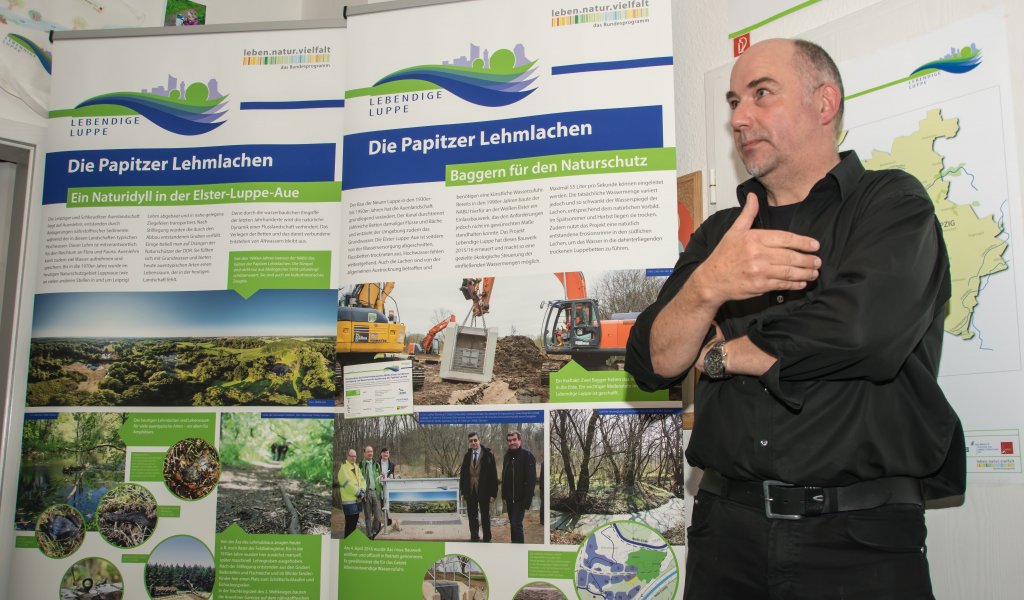Referent Jens Riedel von der Stadt Leipzig | Foto: Lebendige Luppe | NABU Sachsen